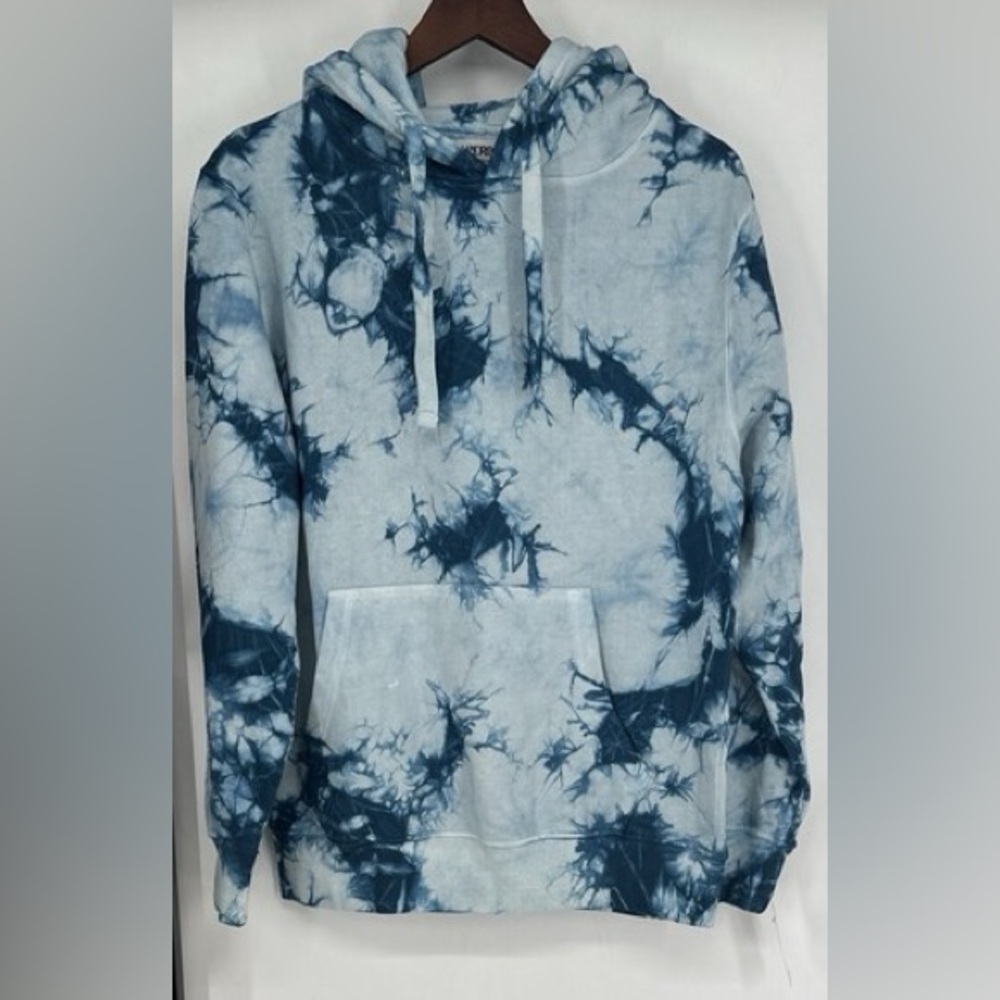 Original Paperbacks Tie Dye Hoodie Blue Sz S